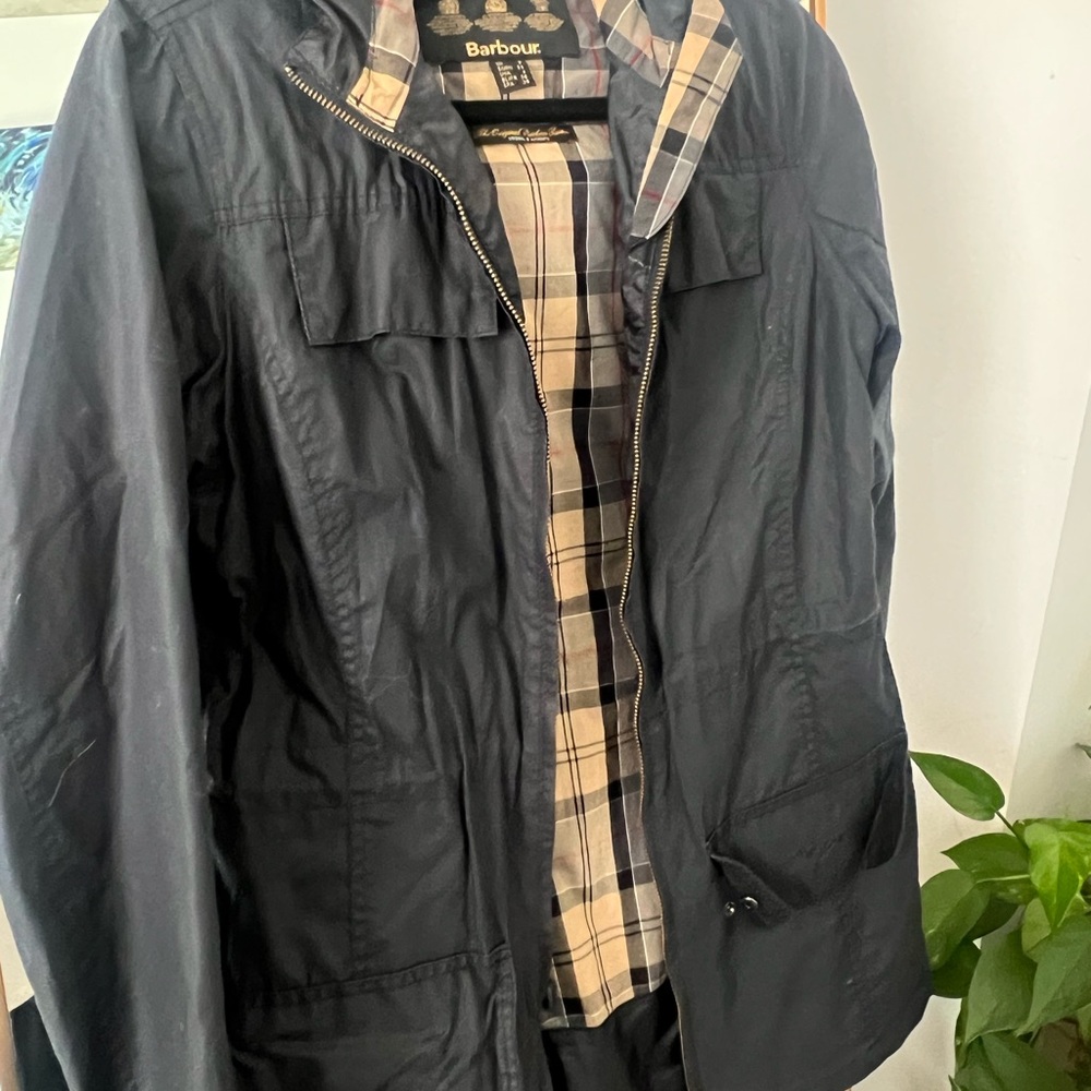 Barbour Coastal Durham Waxed Cotton Hooded Jacket